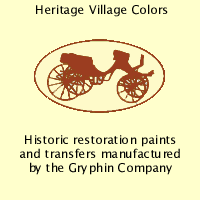 Heritage Village Colors: Historic restoration paints and finishes